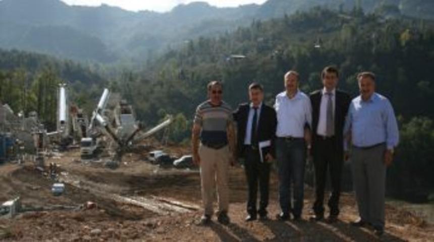 Kaymakam Demir, Konkas&ouml;r Şantiyesini İnceledi