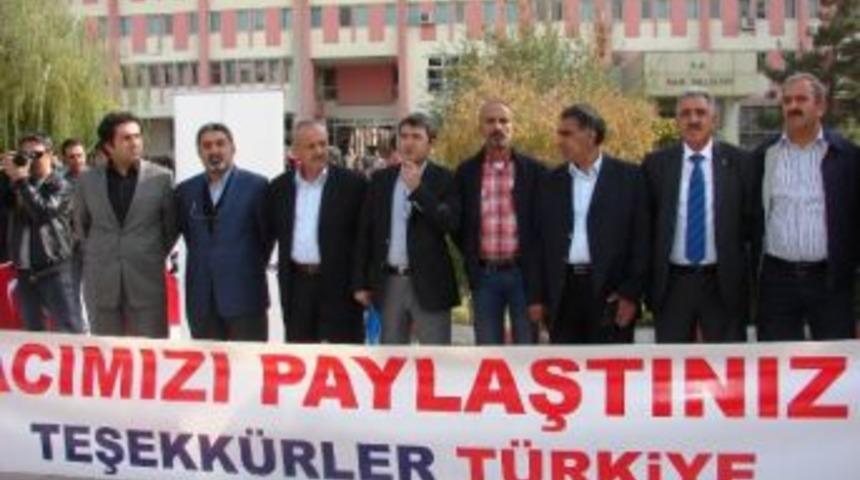 Vanlılardan T&uuml;rkiye&rsquo;ye Deprem Teşekk&uuml;r&uuml;