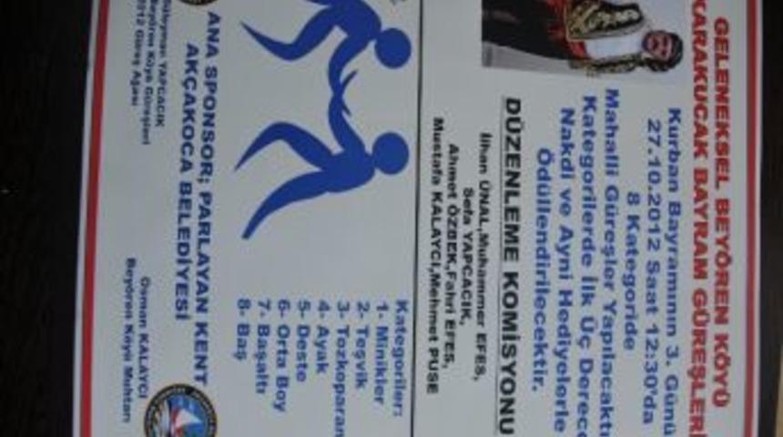 Kurban Bayramında Karakucak Bayram G&uuml;reşleri Yapılacak