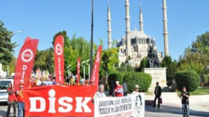 Edirne’de Savaşa Ve Zamlara Karşı Eylem