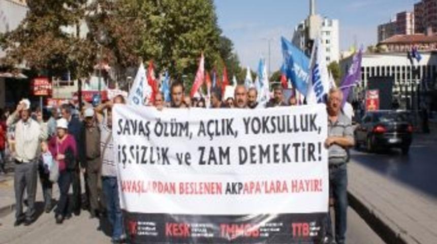 Başkentte 'işsizlik Ve Zam' Protestosu