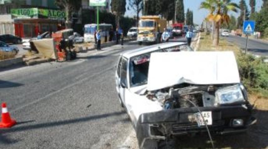 Torbalı'da Trafik Kazası, 2 Yaralı