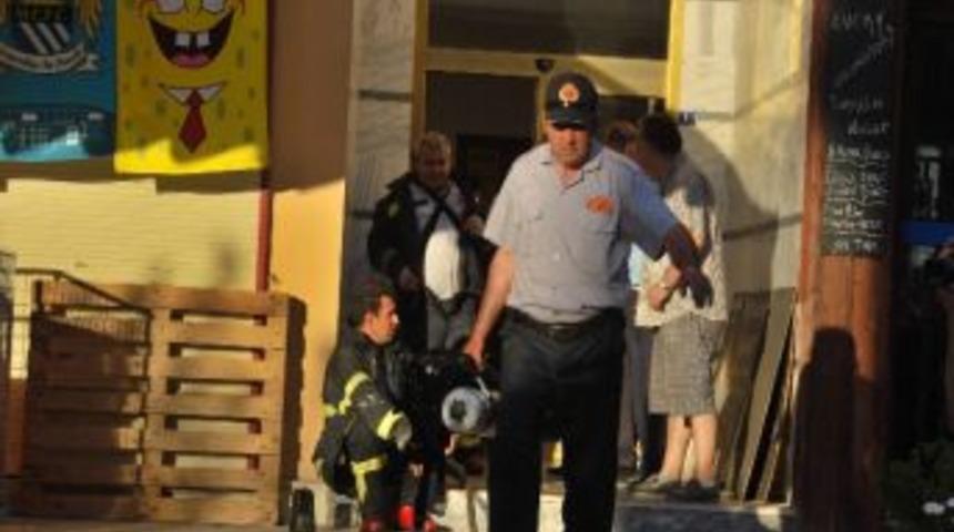 Marmaris'te Apart Otelde Yangın