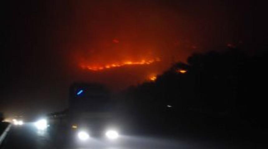 İskenderun'da &Ccedil;ıkan Yangın Hala Devam Ediyor
