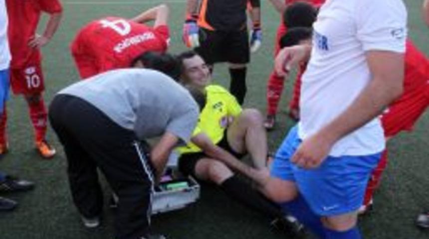 Amat&ouml;r Ma&ccedil;ta 2 Futbolcunun Tartışmasına Diğer Oyuncularda Katıldı