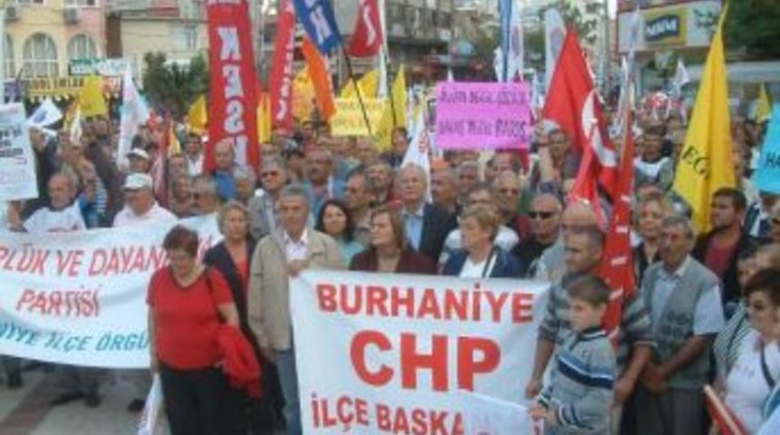 Burhaniye&rsquo;de Zamlara Ve Savaşa Hayır Mitingi Yapıldı