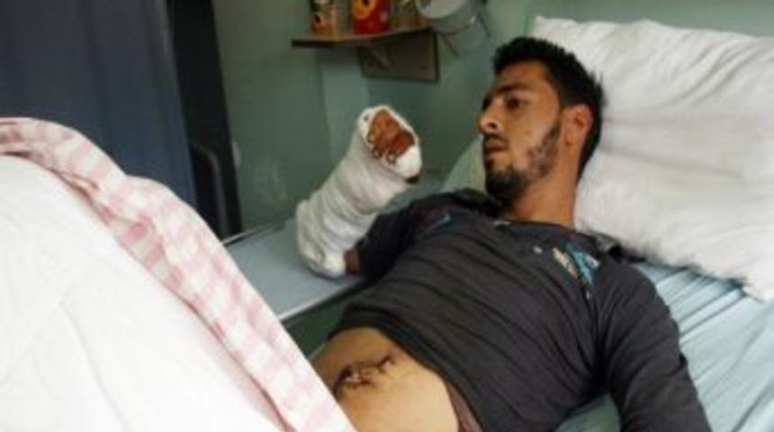 Yaralanan 22 Suriyeli Kilis'e Getirildi