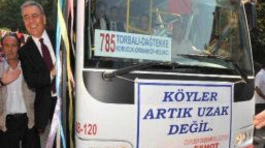 İzmir'de 107 K&ouml;ye Toplu Ulaşım