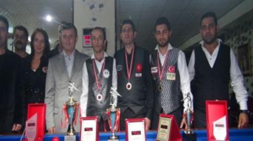 Batman'da Bilardo Şampiyonası Yapıldı