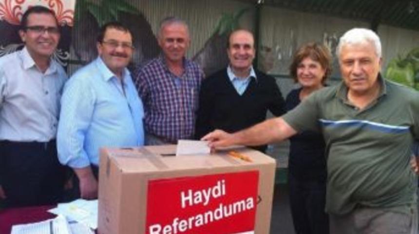 Trabzon'da Chp'den Ak&ccedil;aaba'ta ''beldem Kapatılmasın'' Referandumu