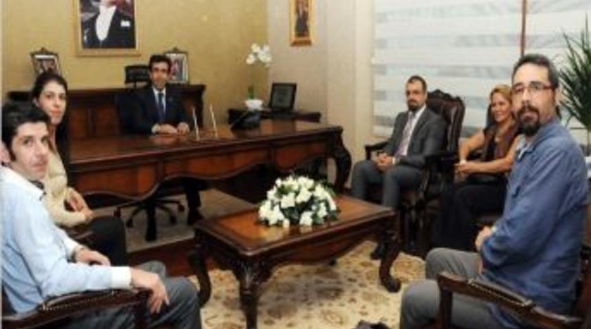 Merbisder Y&ouml;netiminden Vali G&uuml;zeloğlu&rsquo;na Ziyaret