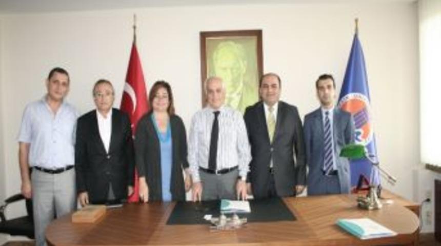 Tısiad Y&ouml;netiminden Rekt&ouml;r Aydın&rsquo;a Ziyaret