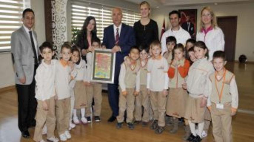 Miniklerden Fethi Yaşar&rsquo;a Ziyaret