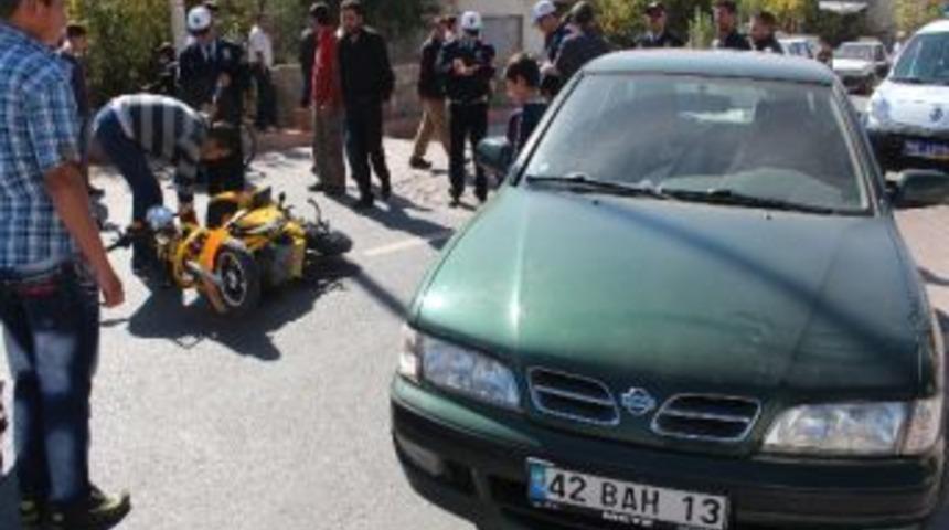 Beyşehir'de Trafik Kazası: 1 Yaralı