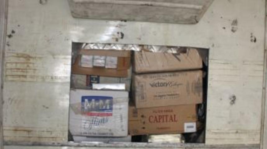 Aksaray'da 79 Bin Paket G&uuml;mr&uuml;k Ka&ccedil;ağı Sigara Yakalandı