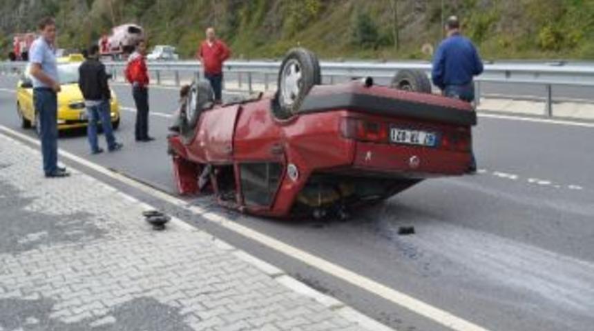 Alaplı- Ereğli Karayolunda Kaza: 1 Yaralı