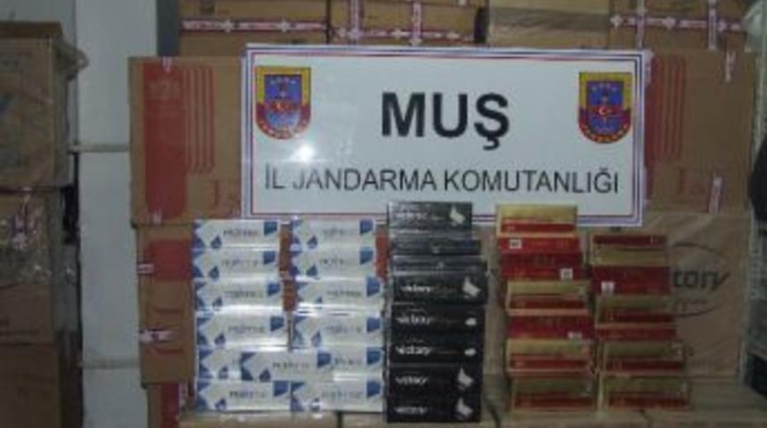 Muş&rsquo;ta Ka&ccedil;ak Sigara Operasyonu