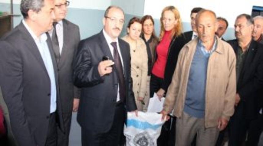 &Ccedil;aycuma&rsquo;da Yem Bitkileri Tohumu Dağıtımı Yapıldı