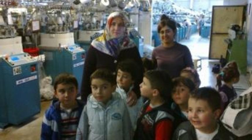 Yozgat &Ouml;zel Ergin Koleji &Ouml;ğrencileri &Ccedil;orap Fabrikasını Gezdi