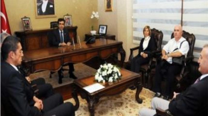 Mesap Y&ouml;netiminden Vali G&uuml;zeloğlu&rsquo;na Ziyaret