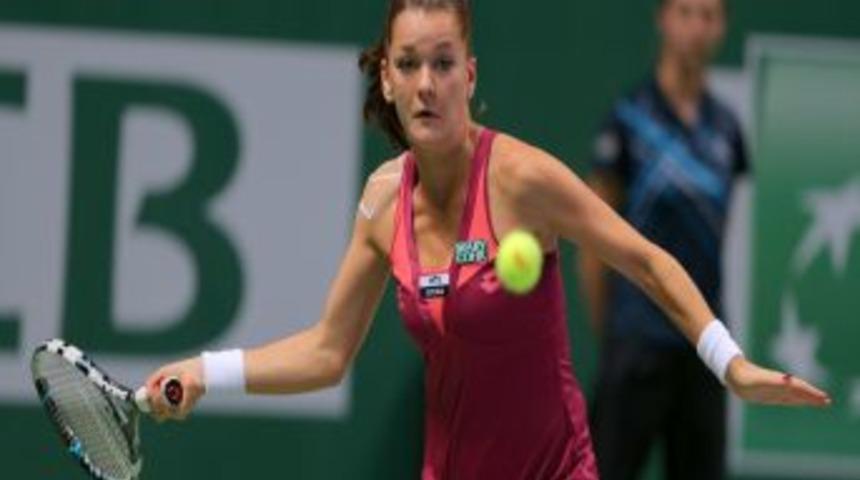 WTA&rsquo;nın Yıldızlarından Agnieszka Radwanska, &Ccedil;ocuklarla Buluştu