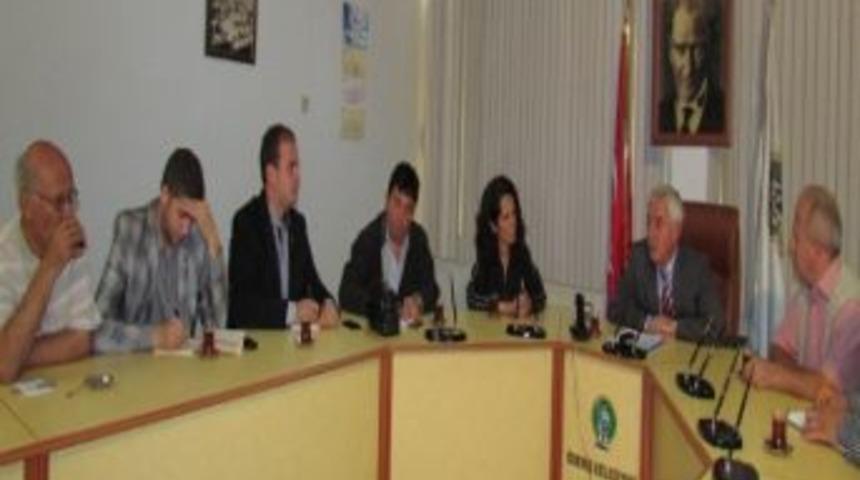 &Ouml;demiş Belediye Başkanı Bekir Keskin Basın Mensupları İle Bayramlaştı