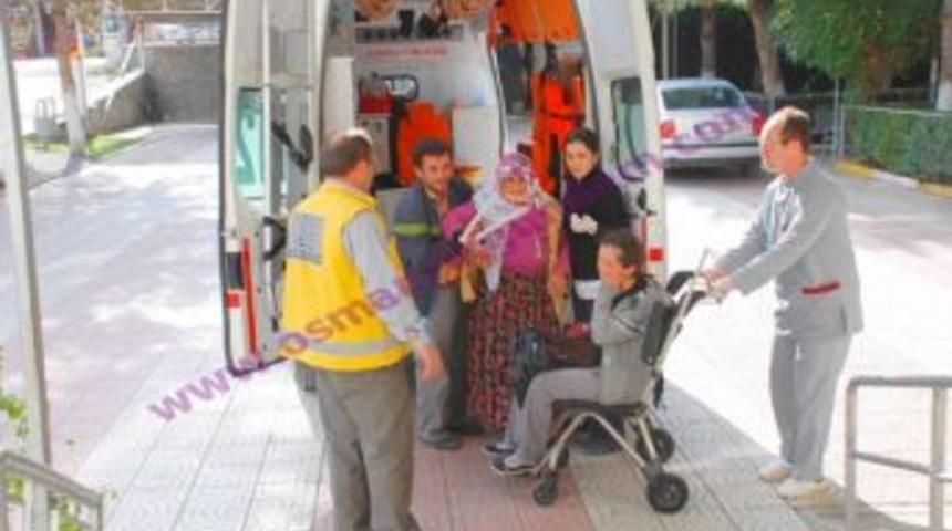 Osmancık'ta hastane yolunda kaza; 3 yaralı