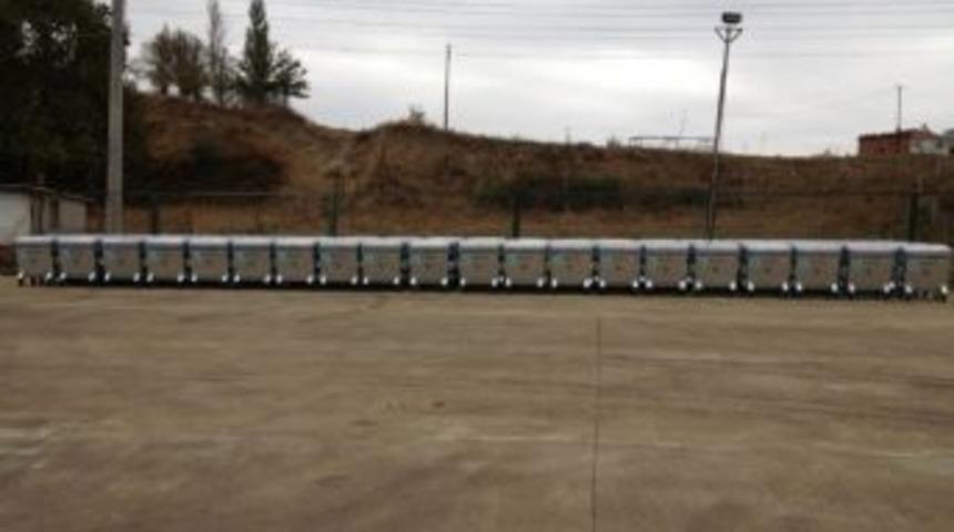 İpsala&rsquo;da 5 Aileye 1 &Ccedil;&ouml;p Konteynırı