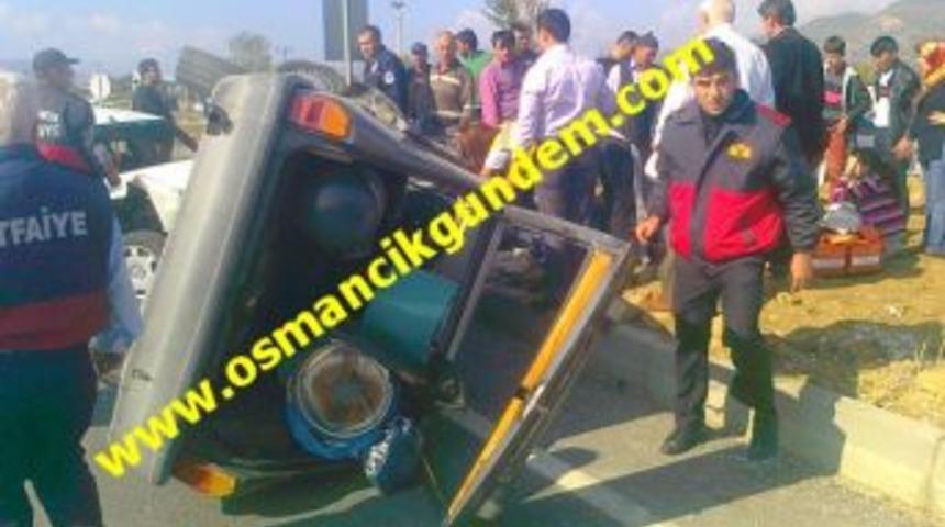 Osmancık'ta trafik kazası; 7 yaralı