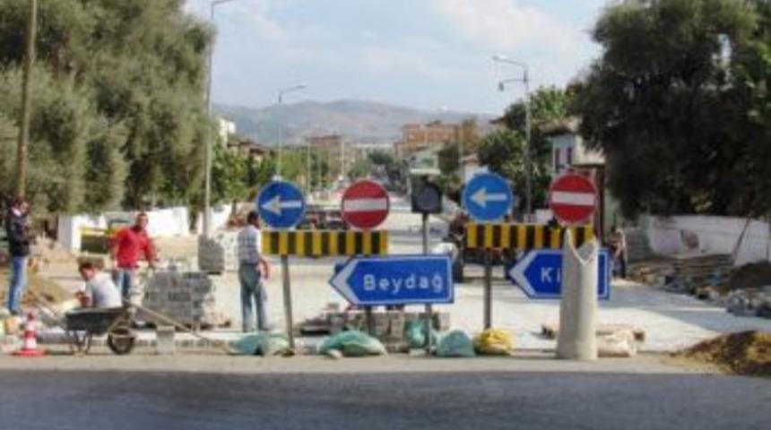 Kaymak&ccedil;ı Ge&ccedil;işi Kilit Taşla Kaplanıyor