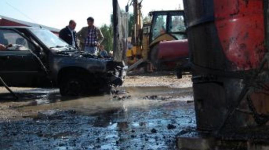 Afşin&rsquo;de Ara&ccedil; Yangını