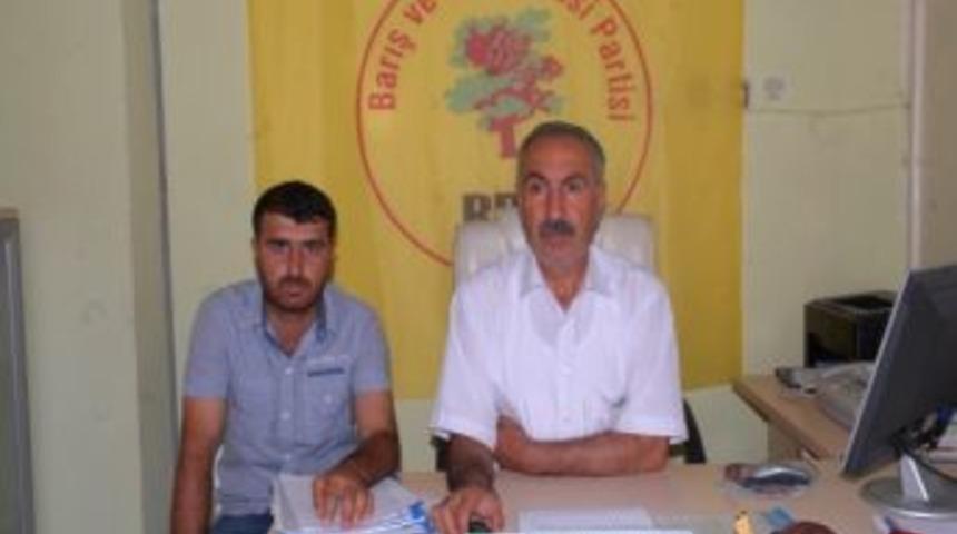 Siverek Bdp İl&ccedil;e Teşkilatı D&ouml;n&uuml;ş&uuml;ml&uuml; A&ccedil;lık Grevini Başlattı