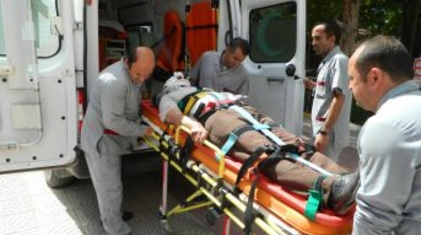 Osmancık'ta otomobil takla attı; 6 yaralı