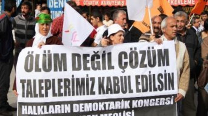 Ankara&rsquo;da 24 Saat 'a&ccedil;lık Grevi' Eylemi