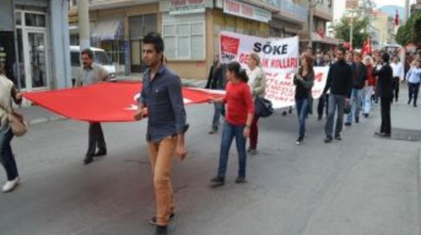 S&ouml;ke&rsquo;de Siyasi Parti Ve Sivil Toplum &Ouml;rg&uuml;tlerinden Alternatif Kutlama