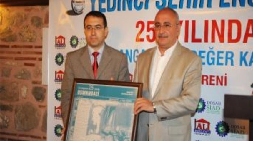 Pala&rsquo;ya &lsquo;osmangazi'ye Değer Katanlar&rsquo; &Ouml;d&uuml;l&uuml;