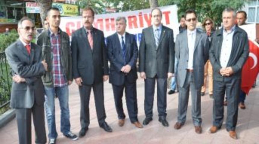 Soma&rsquo;da Muhalif Partiler Ve Stk&rsquo;lardan Y&uuml;r&uuml;y&uuml;şl&uuml; Protesto