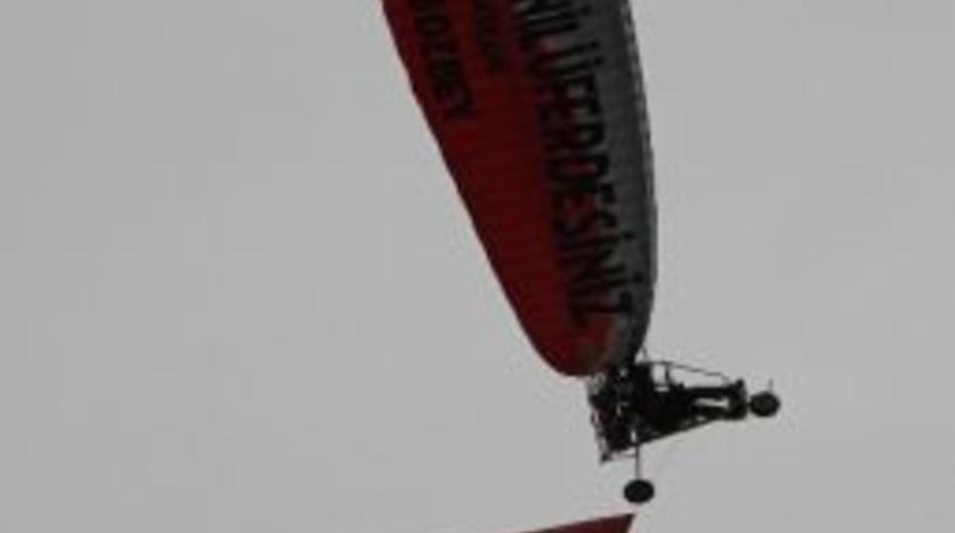 Paramotorlu Cumhuriyet Bayramı Kutlaması
