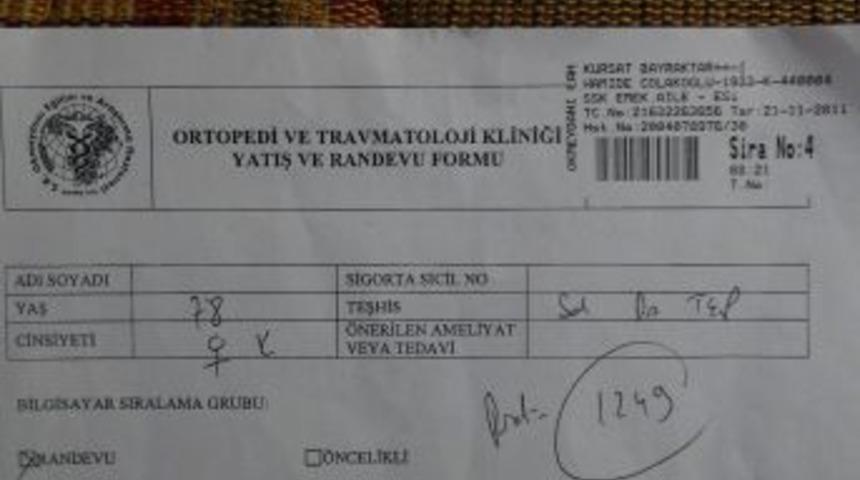 Yanlış Bacağa Protez Takıldı Iddiası