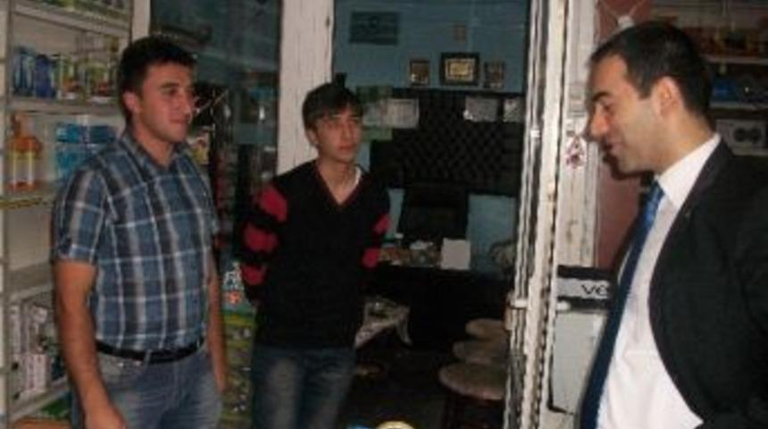 K&uuml;re Kaymakamı Kazancı, Esnafı Ziyaret Etti