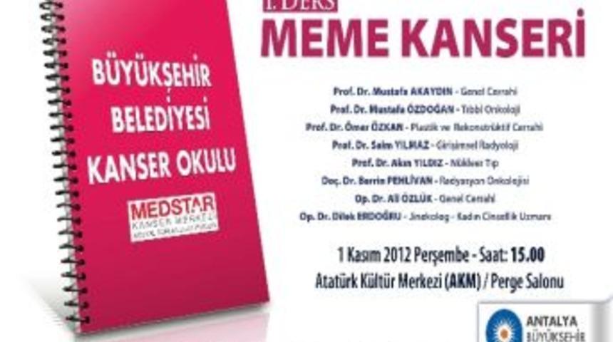 &lsquo;kanserle M&uuml;cadele&rsquo;nin Okulu Projesi Hayata Ge&ccedil;iriliyor