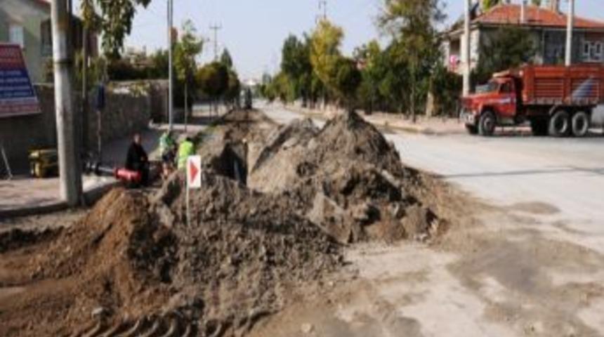 Nursultan Nazarbayev Caddesine Yeni İ&ccedil;me Suyu Şebekesi