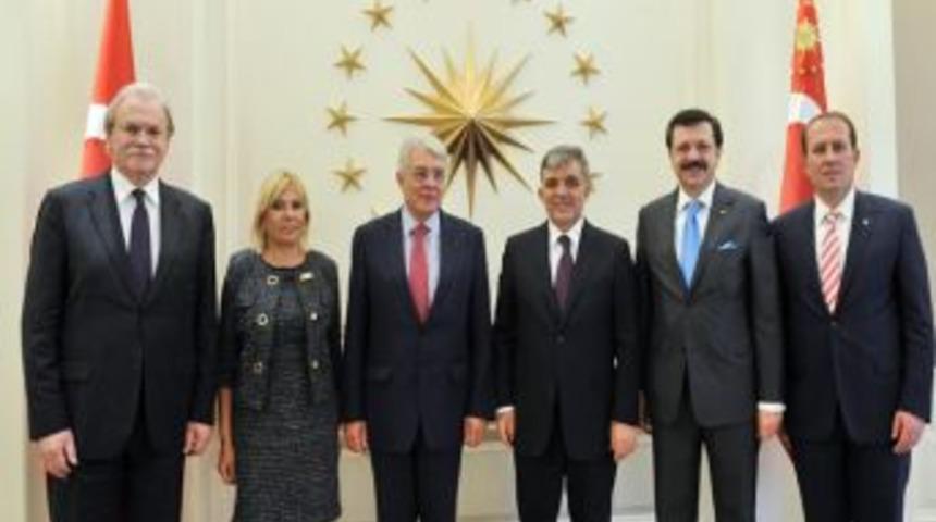 Fransa Ticaret Ve Sanayi Odaları Başkanı Marcon &Ccedil;ankaya K&ouml;şk&uuml;&rsquo;nde