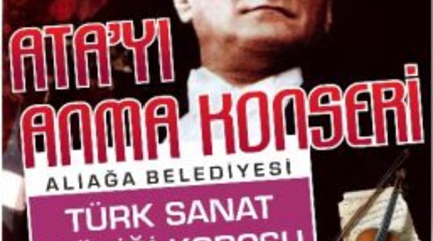 Aliağa&rsquo;da Atat&uuml;rk&rsquo;&uuml; Anma Konseri