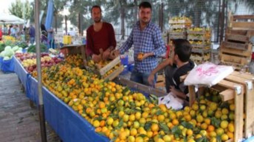 C Vitamini Deposu Mandalina Tezg&acirc;hlarda