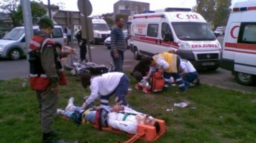 Fatsa&rsquo;da Kaza: 2 Yaralı