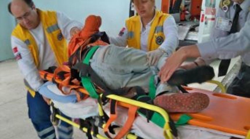 Evine Giderken Otomobilin Altında Kaldı