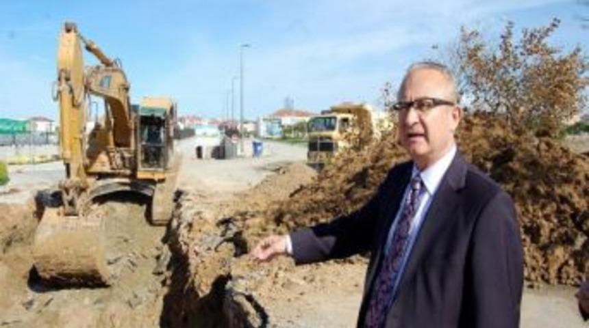 Liman Avm&rsquo;nin &Ouml;n&uuml;ne Yeni Yağmur Suyu Hattı