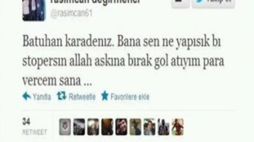 Ofspor&rsquo;lu Rasimcan'ın 'tweet'i Ortalığı Karıştırdı