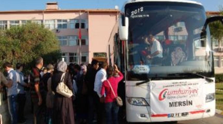 Cumhuriyet Eğitim Gezilerinde Son Kafile Yola &Ccedil;ıktı